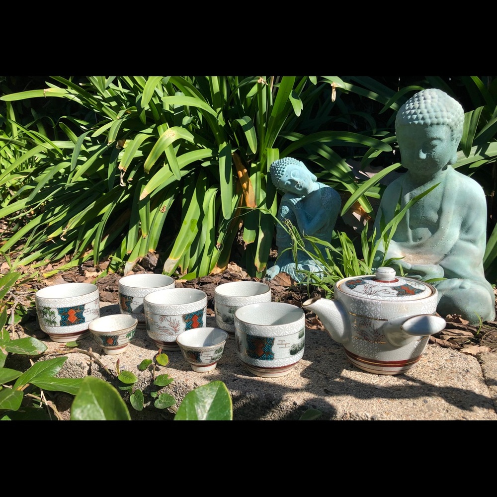 Authentic Hand Painted Tea Set